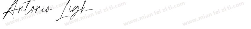 Antonio Ligh字体转换